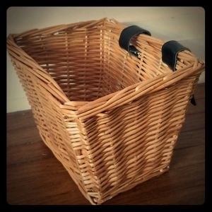 Small Wicker Bicycle Basket